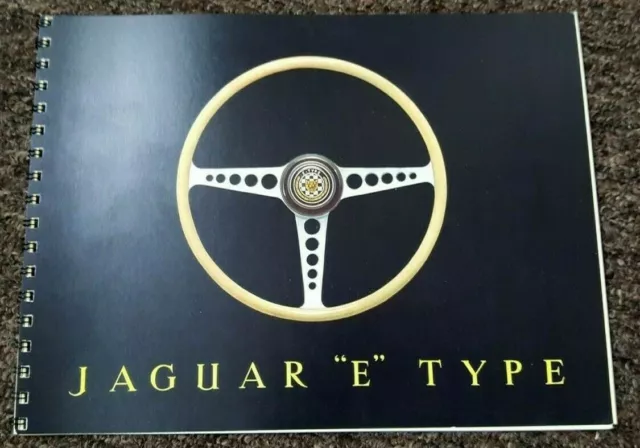 Jaguar E Type Sales Brochure Reprint (1961-63 3.8 litre models) 14 pgs