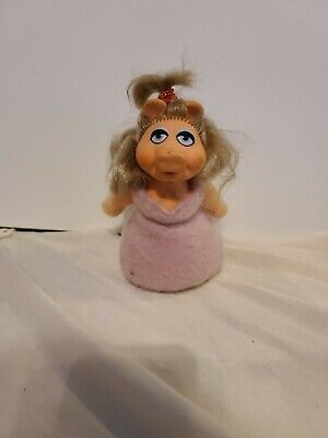 Vintage Fisher Price Miss Piggy 6 Inch Bean Bag Muppets Doll #867