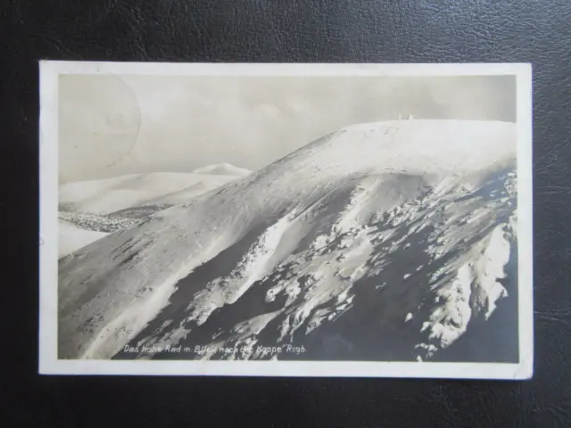 AK Das Hohe Rad mit Blick nach der Kappe-Riesengebirge um 1928