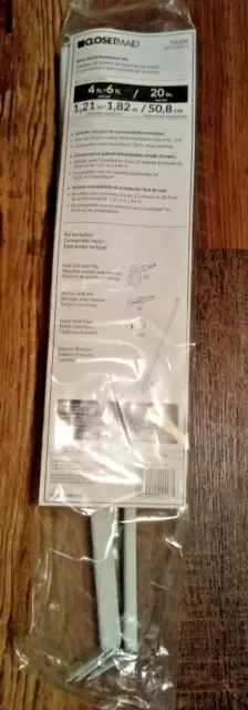 ClosetMaid Fixed Mount 20" All-in-one 4ft.-6ft. Wire Shelving Hardware Kit 54206