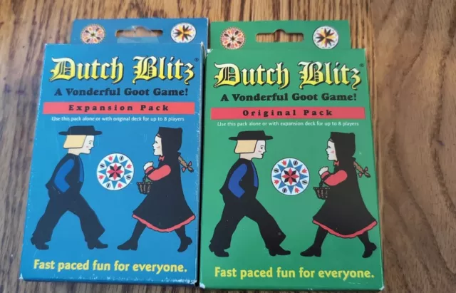 Dutch Blitz Card Game And Expansion Pack* Cards Still Sealed