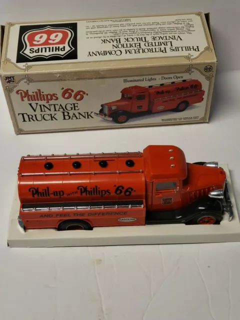 Phillips 66 Vintage 1930's Era Truck Bank w/ Original Box