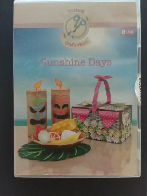 Cutting Craftorium 'Sunshine Days' Svg Usb Inc 200+ Decorative Backing Papers