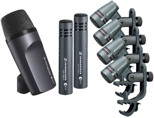 Sennheiser Drum Kit 600 e600 Drum Mic Package with Case e602 e604 e614 Dealer Sennheiser Drum Kit 600 e600 Drum Mic Package with Case e602 e604 e614 Dealer
