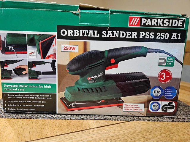 Bosch 250w corded random orbit sander pss 250 ae discount