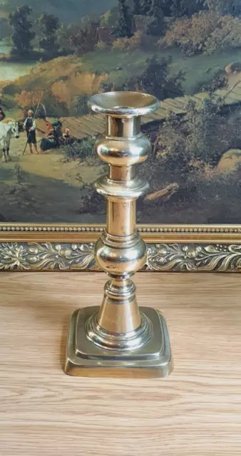 Large Tall Victorian Vintage Brass Candlestick Candle Holder