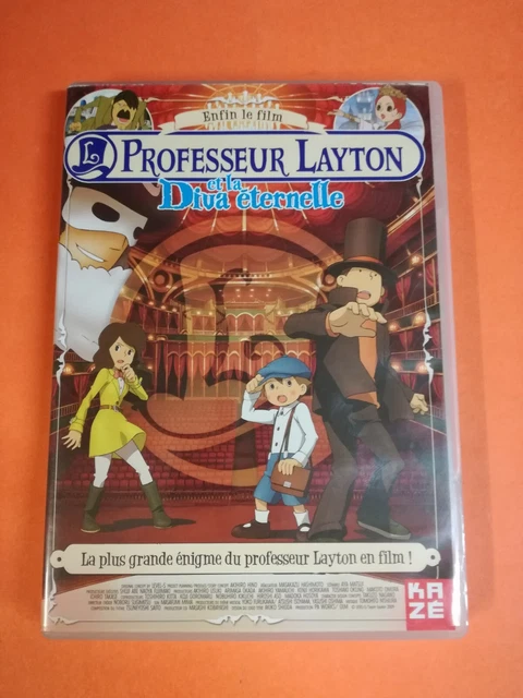 DVD - PROFESSEUR LAYTON ET LA DIVA ÉTERNELLE - Animé TTBE VO VF - Yooplay