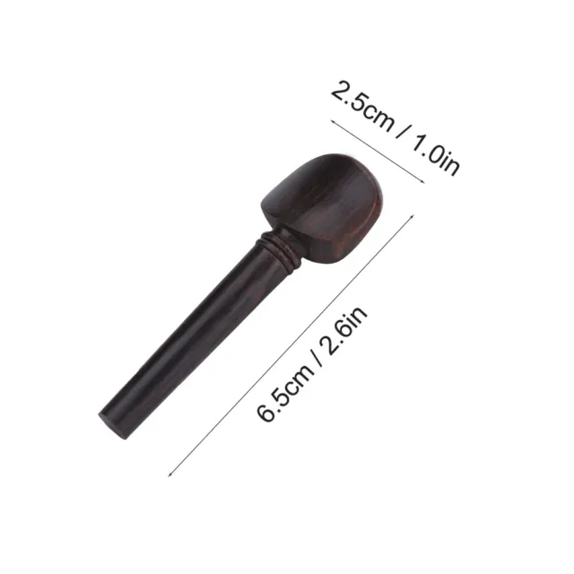 Ebony Tuning Pieces Avec Endpin Set Pièces De Remplacement Pour 4/4 Violons Mus