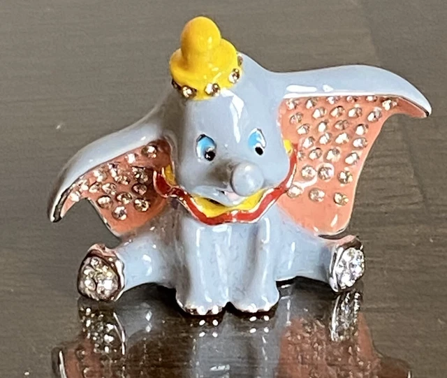 Disney Arribas Brothers Swarovski® Crystal Dumbo Elephant Jeweled Mini Figure Disney Arribas Brothers Swarovski® Crystal Dumbo Elephant Jeweled Mini Figure