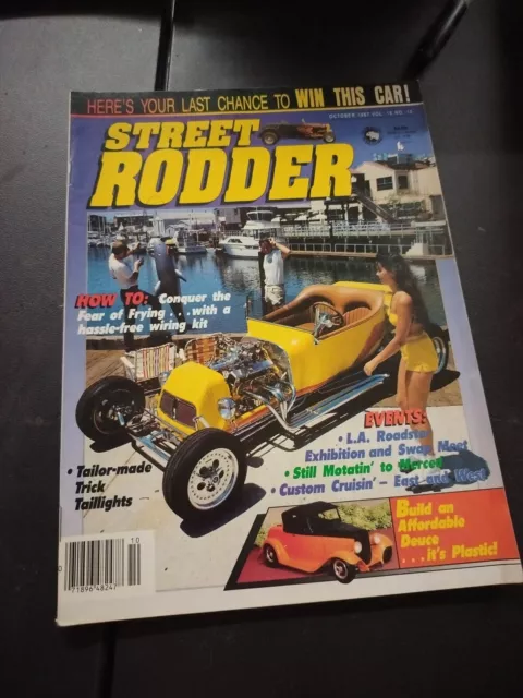 VINTAGE HOT ROD Street Rodder Magazine October 1987 $3.99 - PicClick