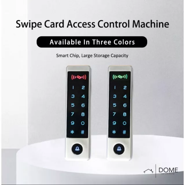 IDOME Access Control Keypad outdoor RFID Swipe Card Plastic Case FREE 10 FOB UK