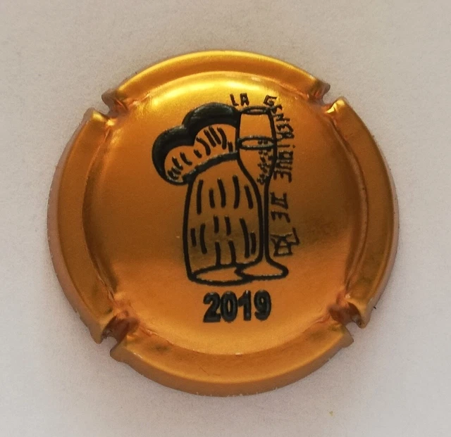 Capsule de champagne JEROBOAM or "la générique de RD 2019" petit tirage RARE