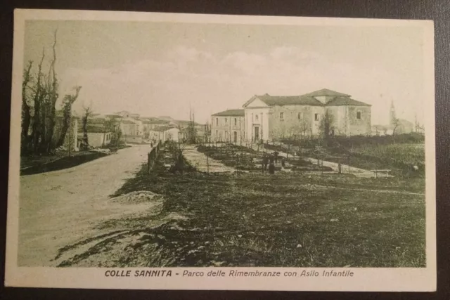 1938 Colle Sannita (Benevento) - parco rimembranze e asilo infantile