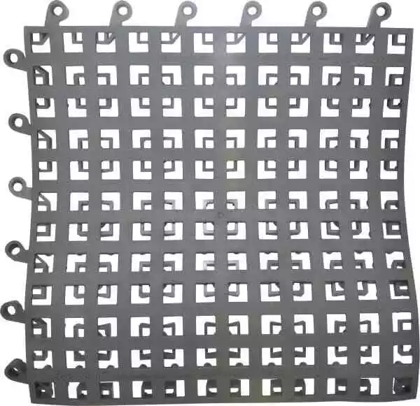 Wearwell 18" Long x 18" Wide x 7/8" Thick, Anti-Fatigue Modular Matting Soft ...