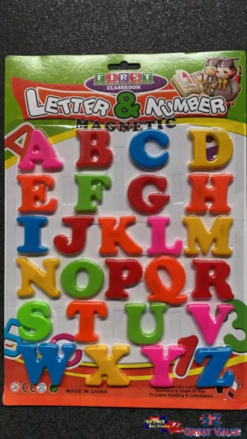 Magnetic Alphabets Baby Children Educational Learning Letters Fridge Magnets