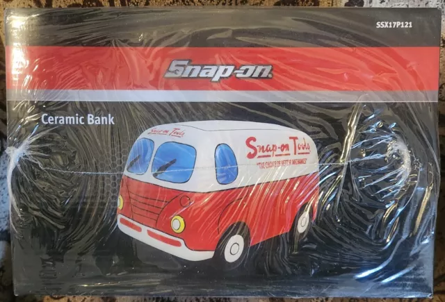 SEALED Snap-on Tools Ceramic Coin Bank