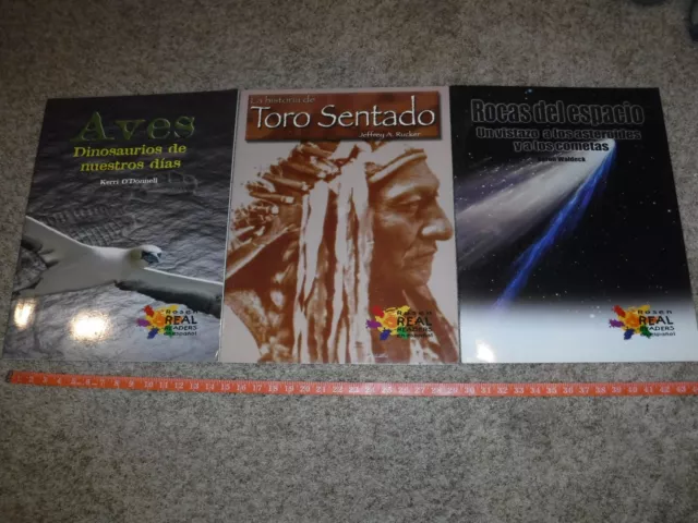 OVERSIZE Read Along Big Books Teacher Classroom Easel School SPANISH Lot of 3