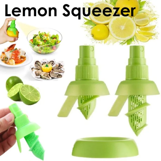 Premium Lemon Orange Spray Squeezer Handheld Juicer Presser Citrus Juice Sprayer