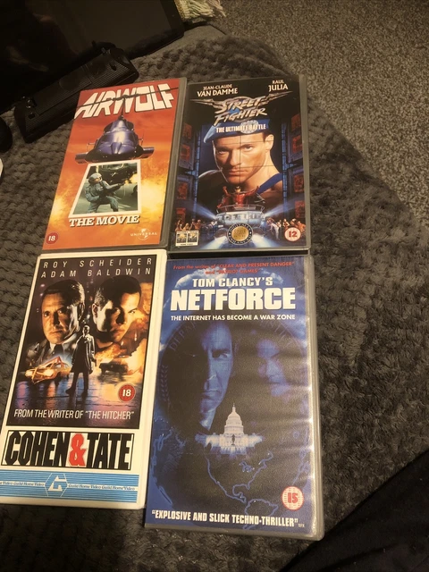 COHEN AND TATE, Airwolf The Movie, Net force And Street Fighter On Vhs ...