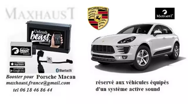 Maxhaust Amplificateur de son pour Porsche Macan diesel à 459€