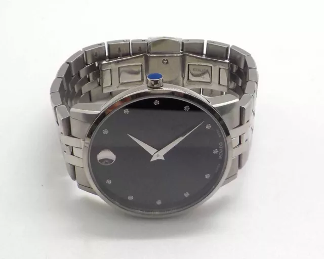 Movado Museum Classic Diamond Accent Men's Watch 0607201  $1195.00