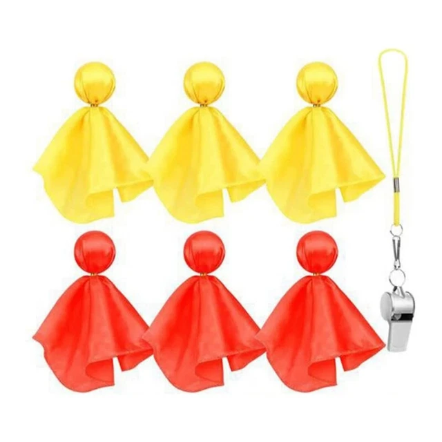 6 Pieces Penalty Flag Football Challenge Flags Football Referee Flag Sports N7J9