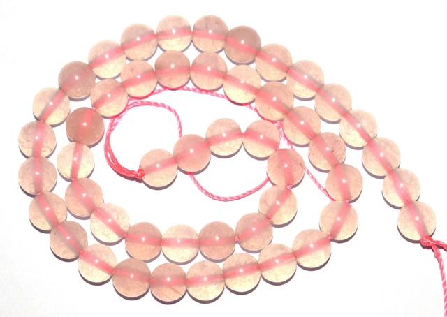 Natürlich Rosa Rose Quarz Edelstein 13 " Lose Strand 8.5 MM Rund Glatt Perlen