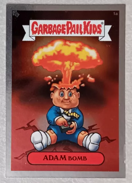 2003 Gpk Garbage Pail Kids Ans 1 Silver Foil Insert Card 1A Adam Bomb Nm-Mint