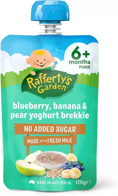 Blueberry, Banana and Pear Yoghurt Brekkie for Babies 120 G (Case of 6)