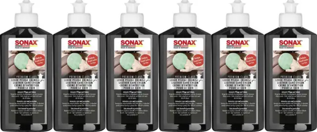 Crema per cura della pelle Sonax PREMIUM CLASS 250 ml set 6 pezzi 02821410
