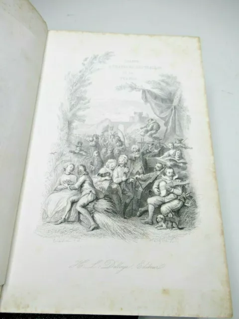 CHANTS & CHANSONS POPULAIRES DE FRANCE 1843 EO Illustré TRIMOLET DAUBIGNY 3/3 3