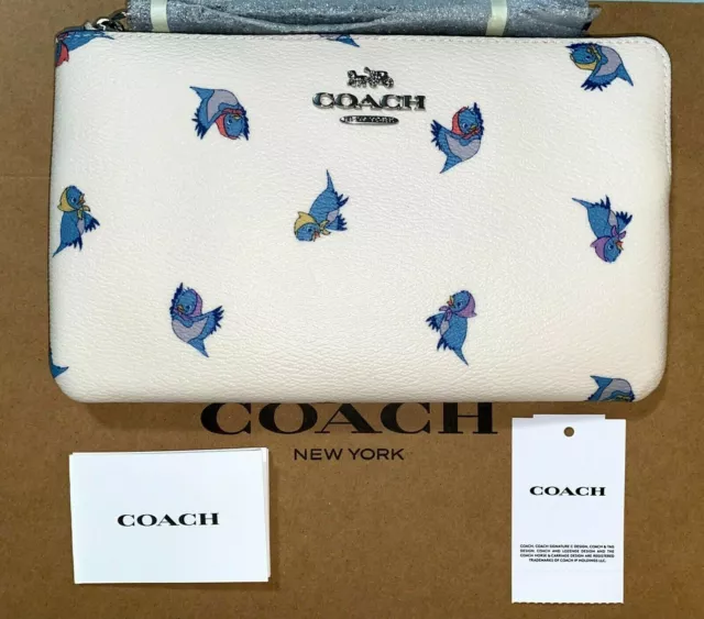 NWT $178 Coach Disney X C3139 Large Jewelry Box With Belle Vanilla