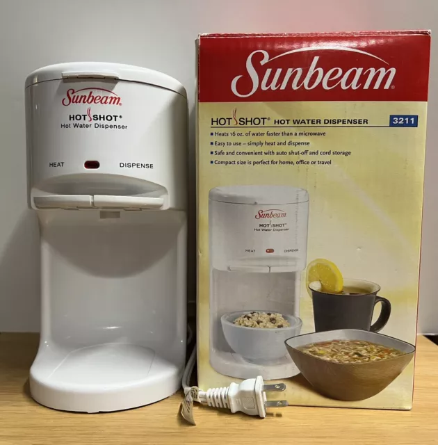 Vintage Sunbeam Hot Shot Hot Water Dispenser Model 3211 Tested