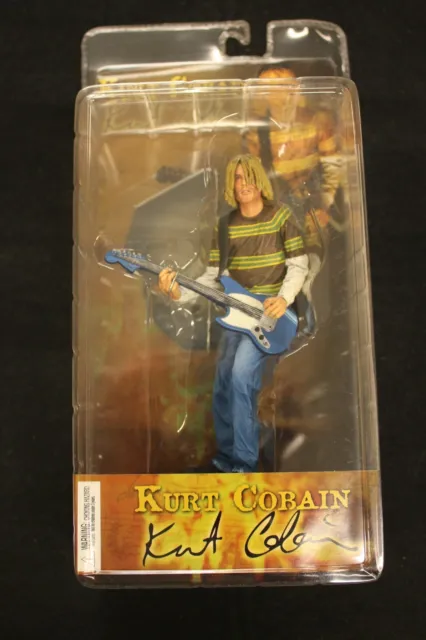 New 2006 NECA Nirvana Kurt Cobain Smells Like Teen Spirit 7 Inch Action Figure