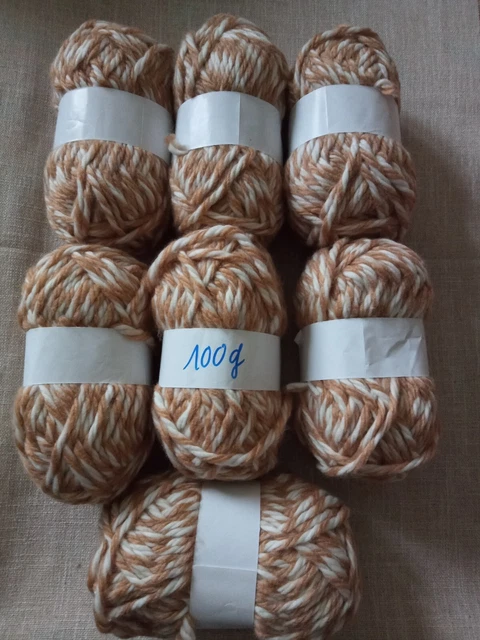 Lot de 7 Pelotes 100g - Lot Neuf