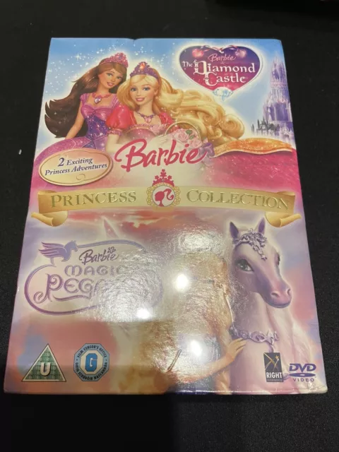 Barbie Princess Collection DVD Set Diamond Castle Magic Pegasus New Sealed
