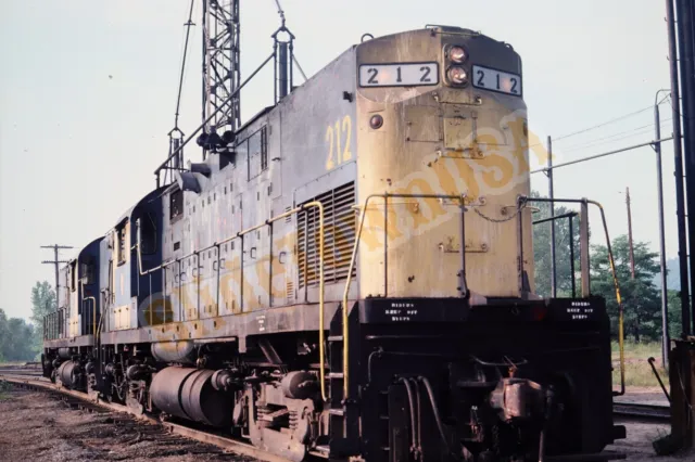 Vtg 1977 Train Slide 212 Delaware & Hudson Engine X3I146