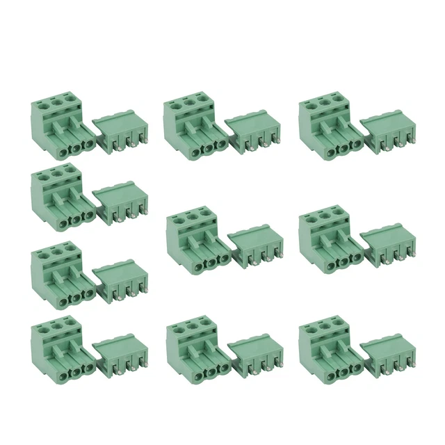10 Conectores De Tornillo Para PCB De 2 Polos - Bloques Terminales Para Prototipos Electrónicos