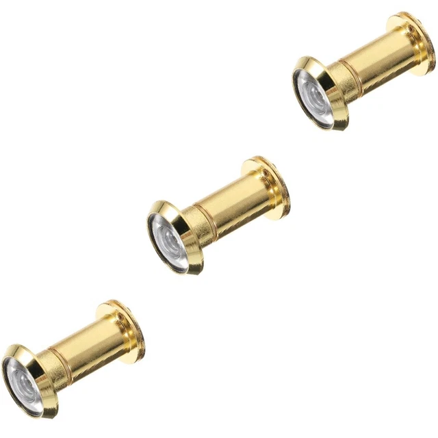 Cubierta de mirilla de acero inoxidable con visor de puerta 3 piezas