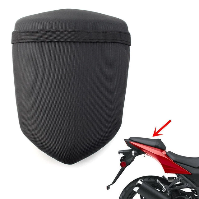Rear Pillion Passenger Seat Pad Cushion For Kawasaki Ninja 250R EX250 2008-2012