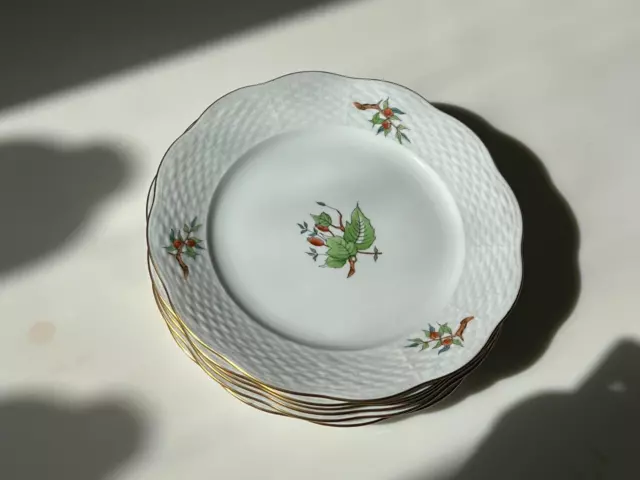 Herend Dessert Plates - 7.5 inches