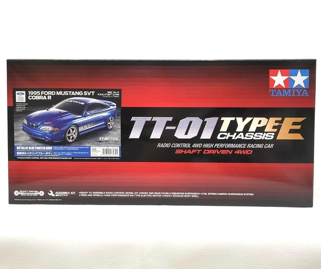 Cobra R Model Kit TAMIYA 1995 FORD Mustang Svt Cobra R Tt-01 Type-E Chassis £205.11 ...