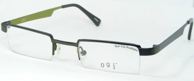 OGI Mod. 2204 Col. 756 Verde Occhiali da Sole Metallo Telaio 44-21-140mm Corea