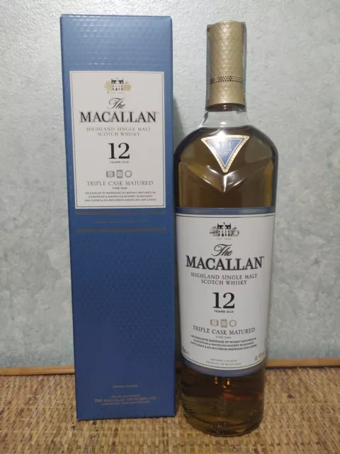 Macallan 12 Years Old Triple Cask Highland Single Malt Scotch Whisky 70Cl 40%Vol