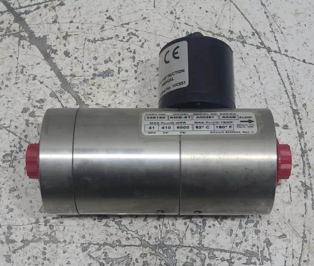 Graco 246190 AMB-ST Helical Gear Fluid Flow Meter.