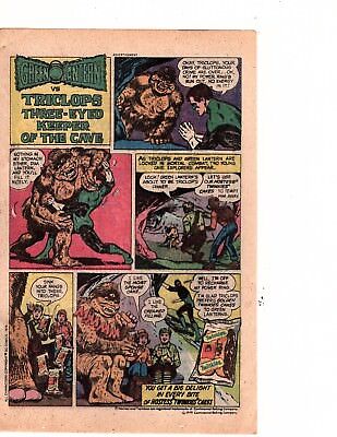 Hostess twinkies  green lantern vs triclops three eyed keeper  Comic Print Ad