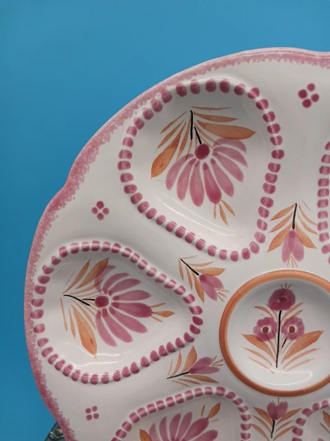 HB Quimper Oyster Plate 3