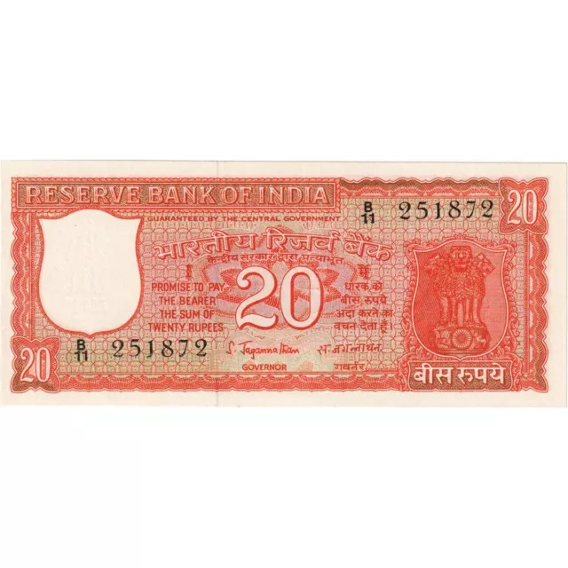 [#248227] India, 20 Rupees, KM:61b, UNC(63)