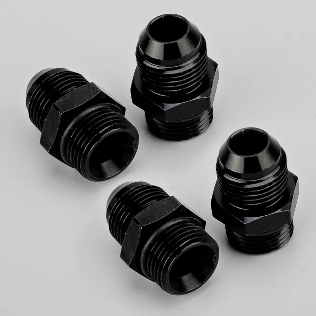2Kit ORB-8 8AN to AN8 Male O-ring Boss Hose Fitting Fuel Line Adapter