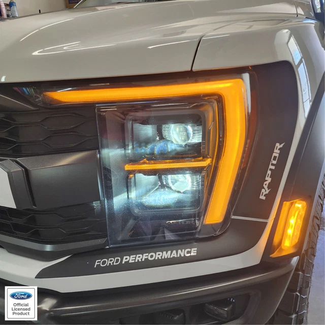 Rocky Mountain Graphics Headlight Accent Decals For 2017 Ford F-150 Raptor – Vinyl